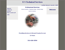 Tablet Screenshot of estechnical.com